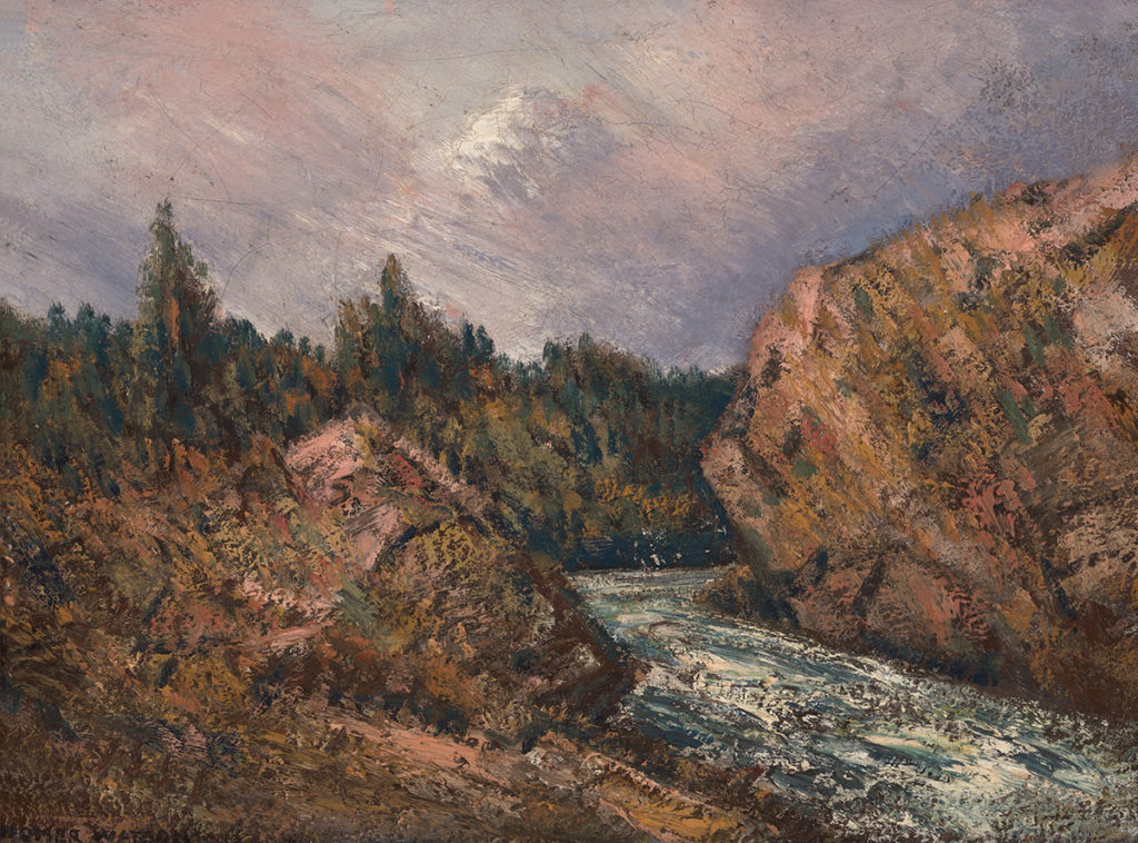 Homer Watson "Bow River, Alberta" 1932
