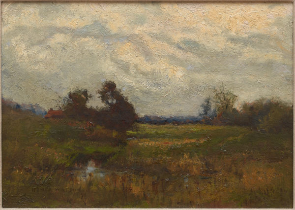Homer Watson "Untitled (Stream in Field)" c.1895
