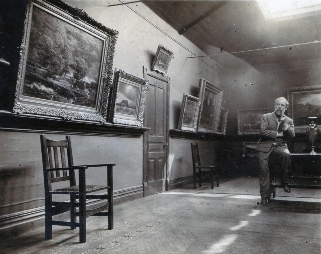 Homer Watson in his gallery space