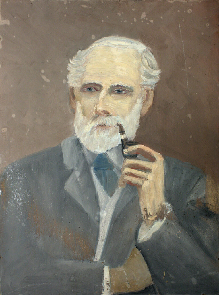 Phoebe Watson, Portrait of Homer Watson. Undated, Oil on Board. HWHG Permanent Collection.
