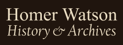 logo for Homer Watson History & Archives